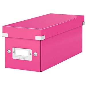 4002432398041 - Aufbewahrungsbox Click & Store WOW 6041-00-23 mit Deckel für CDs DVDs außen 352x143x136mm Karton pink metallic 4002432398041 4002432398041 - Aufbewahrungsbox Click & Store WOW 6041-00-23 mit Deckel für CDs DVDs außen 352x143x136mm Karton pink metallic 4002432398041