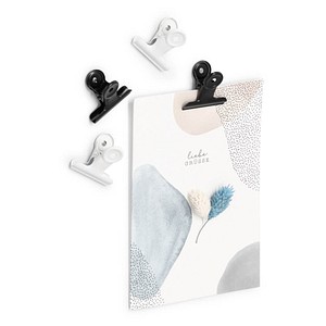 4003368112640 - Clips Magnete schwarz Metall 40 x 25 x 35 cm 1 Set