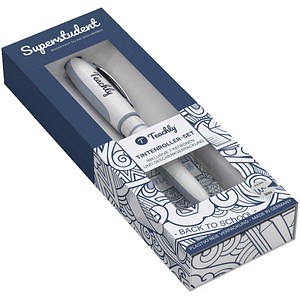 4004675197610 - Superstudent Tintenroller Anthrazit 06 mm Schreibfarbe blau 1 St