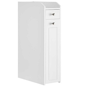 VASAGLE Badschrank weiß 18,0 x 40,0 x 70,0 cm