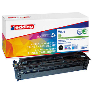 4004764955008 - 0 edding Toner EDD-2001 schwarz kompatibel zu HP 125A  Canon 716 BK(CB540A  1980B002AA)