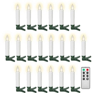 4040849777547 - GOOBAY 77754 - LED Weihnachtsbaum Kerzen 20er Set weiß Fernbedienung weißwarm 4040849777547 - GOOBAY 77754 - LED Weihnachtsbaum Kerzen 20er Set weiß Fernbedienung weißwarm