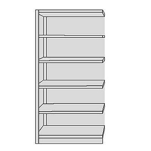 4044917381605 - Schwerlastregal Progress 50965511 lichtgrau 960 x 600 x 2250 cm