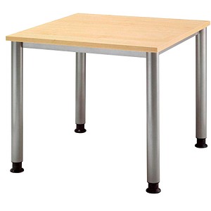 HAMMERBACHER HS08 höhenverstellbarer Schreibtisch ahorn quadratisch HAMMERBACHER HS08 höhenverstellbarer Schreibtisch ahorn quadratisch