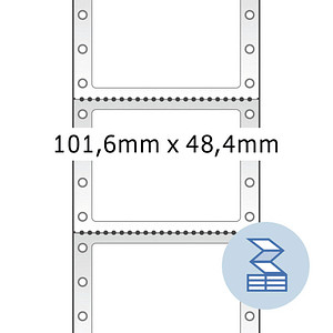 4008705081139 - Computeretiketten 1 bahnig weiss 1016 x 484mm 8113 4008705081139 3000 Stück