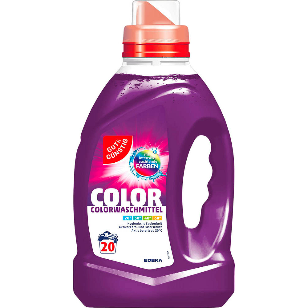 GUT&GÜNSTIG COLOR Waschmittel 1,1 l office discount
