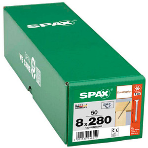 4003530246050 - Spax Senkmultikopf T-Star Plus T40 Vollgewinde Cut Wirox 50St 8x280