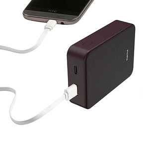 4047443514745 - Powerbank Colour 10 10000mAh USB-C+USB-A Plum Powerbank (Akku) - 10000 mAh