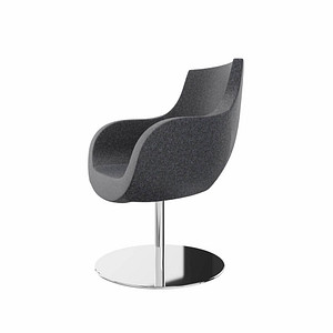 4260761571188 - Besuchersessel Pirum anthrazit chrom Stoff 4260761571188 - Besuchersessel Pirum anthrazit chrom Stoff