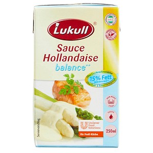 Lukull Sauce Hollandaise Balance Sosse 250 0 Ml Gunstig Online Kaufen Office Discount