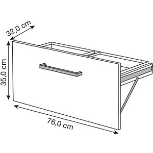 4044917436336 - Schublade für Hängeregistratur Aveto 1 OH BxT 760x380mm ahorn 4044917436336 - Schublade für Hängeregistratur Aveto 1 OH BxT 760x380mm ahorn