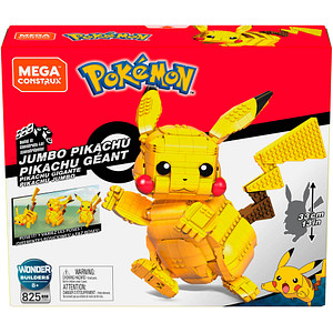 0887961661149 - Mega Construx FVK81 Pokémon Jumbo Pikachu Bausatz 0887961661149 Mattel GAMES
