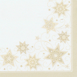 4002911824467 - 20 PAPSTAR Servietten Just Stars Just Stars champagner 4002911824467 PAPSTAR 20 Stück