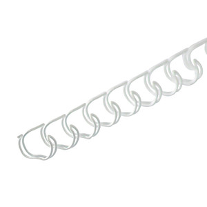 4250504507109 - 100 Drahtbinderücken weiß für 30 Blatt 4250504507109 100 Stück