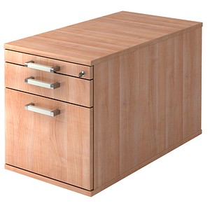 4032062121498 - PRO SIGNA TC20 CE - Rollcontainer Holz Nussbaum mit Hängeregistratur Chromgriff Metall 4032062121498 - PRO SIGNA TC20 CE - Rollcontainer Holz Nussbaum mit Hängeregistratur Chromgriff Metall
