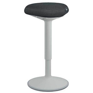 4002432138425 - Sitz- Stehhilfe Ergo Active ergonomisch höhenverstellbar dreieckiger Komfortsitz Schaumpolsterung Tragegriff bis 100 kg hellgrau