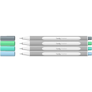 4004675166203 - Pastell Ocean Fineliner farbsortiert 04 mm 4 St