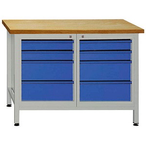 4050049419321 - Werkbank Werktisch Werkstatt Arbeitstisch mit 8 Schubladen 1200x600x840 mm - ADB 4050049419321 - Werkbank Werktisch Werkstatt Arbeitstisch mit 8 Schubladen 1200x600x840 mm - ADB