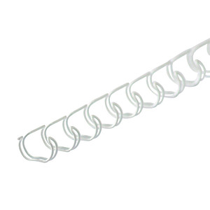 4250504507178 - 100 Drahtbinderücken weiß für 50 Blatt 4250504507178 100 Stück 4250504507178 - 100 Drahtbinderücken weiß für 50 Blatt 4250504507178 100 Stück