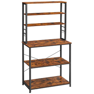0194343009117 - Küchen-Organizer vintage-braun 800 x 400 x 1670 cm 0194343009117 VASAGLE