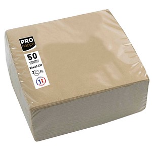 3281516238423 - Servietten beigebraun 2-lagig 190 x 190 cm 3281516238423 40 Stück 3281516238423 - Servietten beigebraun 2-lagig 190 x 190 cm 3281516238423 40 Stück