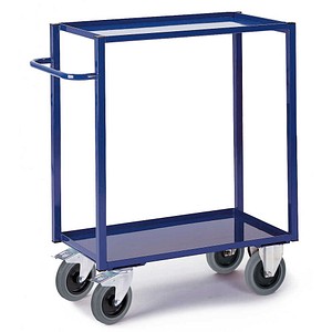 4250448501850 - Tischwagen 2 Ladeflächen Blechwannen 995 x 695 mm Tragkraft 400 kg