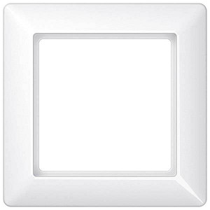 JUNG  1-fach Steckdosenrahmen weiß 8,1 x 8,1 cm