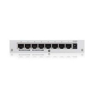 4718937586301 - 8-Port Ethernet Desktop Gigabit Switch  Plug & Play  Metallgehäuse  Lüfterlos [GS108B] [GS108B] - Zyxel