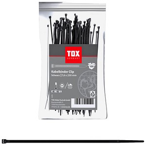 4049563054583 - 100 Kabelbinder Clip schwarz 4049563054583 100 Stück 4049563054583 - 100 Kabelbinder Clip schwarz 4049563054583 100 Stück