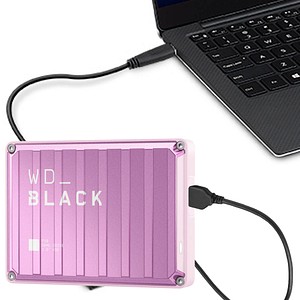 0718037906348 - _BLACK P10 Game Drive BZ7D0040BPK - hard drive - 4 TB - USB 32 Gen 1 - Extern Festplatte - 4TB - Pink