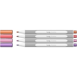 4004675166265 - Shineliner Vintage Filzstifte farbsortiert 4 St