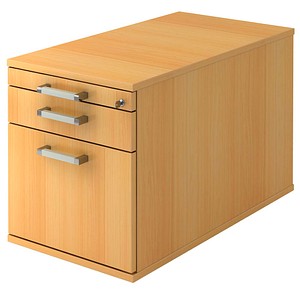4032062121429 - PRO SIGNA TC20 CE - Rollcontainer Buche Holz mit Hängeregistratur Chromgriff Metall 4032062121429 - PRO SIGNA TC20 CE - Rollcontainer Buche Holz mit Hängeregistratur Chromgriff Metall