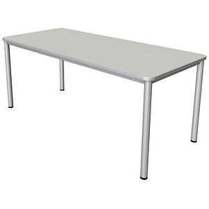 4044917444102 - Prime Schreibtisch lichtgrau rechteckig 4-Fuß-Gestell silber 1800 x 800 cm 4044917444102 - Prime Schreibtisch lichtgrau rechteckig 4-Fuß-Gestell silber 1800 x 800 cm