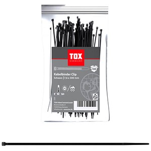 4049563054590 - 100 Kabelbinder Clip schwarz 4049563054590 100 Stück 4049563054590 - 100 Kabelbinder Clip schwarz 4049563054590 100 Stück