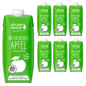 4001716788073 - Apfelsaft naturtrüb Direktsaft 6x 075 l