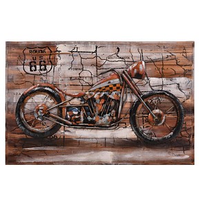 4041908127587 - Wandbild 3D Motorrad braun 4041908127587 Garden Pleasure 4041908127587 - Wandbild 3D Motorrad braun 4041908127587 Garden Pleasure