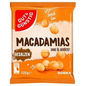 4311596459438 - geröstet & gesalzen Kerne 1250 g Macadamianüsse 431159645