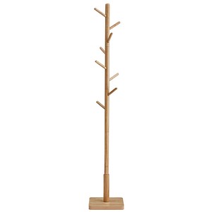 VASAGLE Kleiderständer beige Holz 8 Haken 30,0 x 175,0 cm, 1 St.