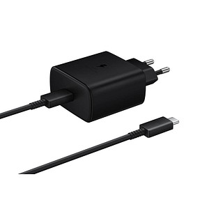 SAMSUNG Ladekabel mit Adapter schwarz, 45 Watt