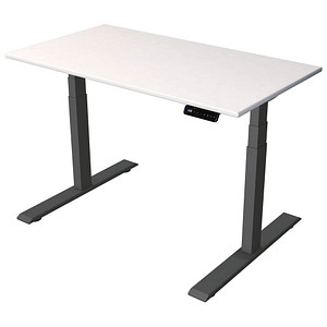 4044917441255 - Sitz-Steh-Schreibtisch Smart office 10179310 elektrisch höhenverstellbar 63-127cm (H) 120cmx65cm (BxT) rechteckig weiß   ant