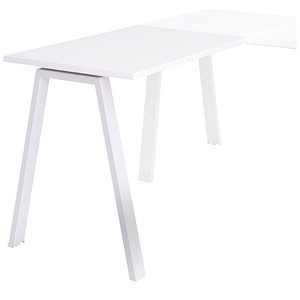 8427951011749 -  BLANCA Anstell- BLANCA Schreibtisch weißweiß rechteckig 4-Fuß-Gestell weiß 1000 x 600 cm 8427951011749 rocada