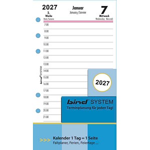 bind Kalendereinlage 2027 A6