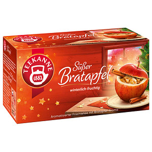4009300013631 - TEEKANNE Früchtetee Süßer Bratapfel Fruchtig Süß 20 Beutel à 250 g 4009300013631 - TEEKANNE Früchtetee Süßer Bratapfel Fruchtig Süß 20 Beutel à 250 g
