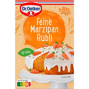 4000521006280 - Dr Oetker Feine Marzipan Rübli Dekor 12 St