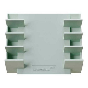 8713797108591 - Markerhalter Legamaster für Glasboards für 4 Marker Neodym-Magnet sage green