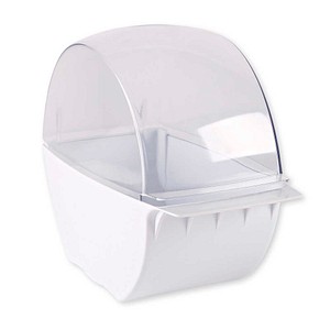 4015544725704 - Spender für Zellstofftupfer 853610 weiß transparent Kunststoff 1 St