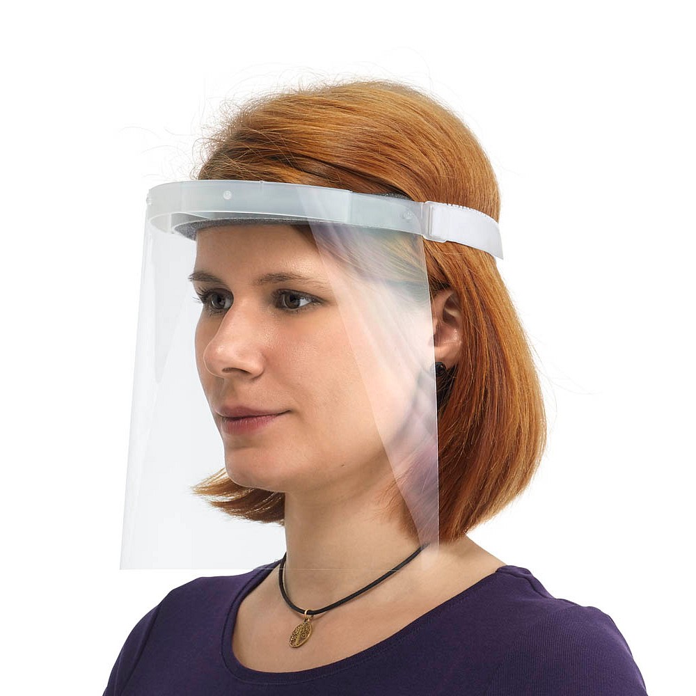transparent RENZ Gesichtsschutz Spuckschutz Schild Face Shild 