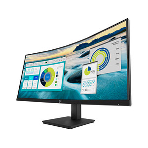 0195122737191 - P34hc G4 - P-Series - LED-Monitor - gebogen - 8636 cm (34) - 3440 x 1440 WQHD @ 60 Hz - VA - 250 cd m² - 35001 - 5 ms - HDMI DisplayPort USB-C - Lautsprecher - Schwarz [Energieklasse G] - Sonderposten