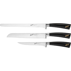 8054615803206 - Elegance Set mit 3 Schinkenmessern Schwarz - Berkel 8054615803206 - Elegance Set mit 3 Schinkenmessern Schwarz - Berkel