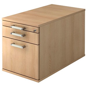 4032062162897 - PRO SIGNA TC20 CE - Rollcontainer Holz Eiche mit Hängeregistratur Chromgriff Metall 4032062162897 - PRO SIGNA TC20 CE - Rollcontainer Holz Eiche mit Hängeregistratur Chromgriff Metall